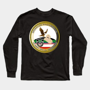 OIF - Emblem - Operation Iraqi Freedom - SF Long Sleeve T-Shirt